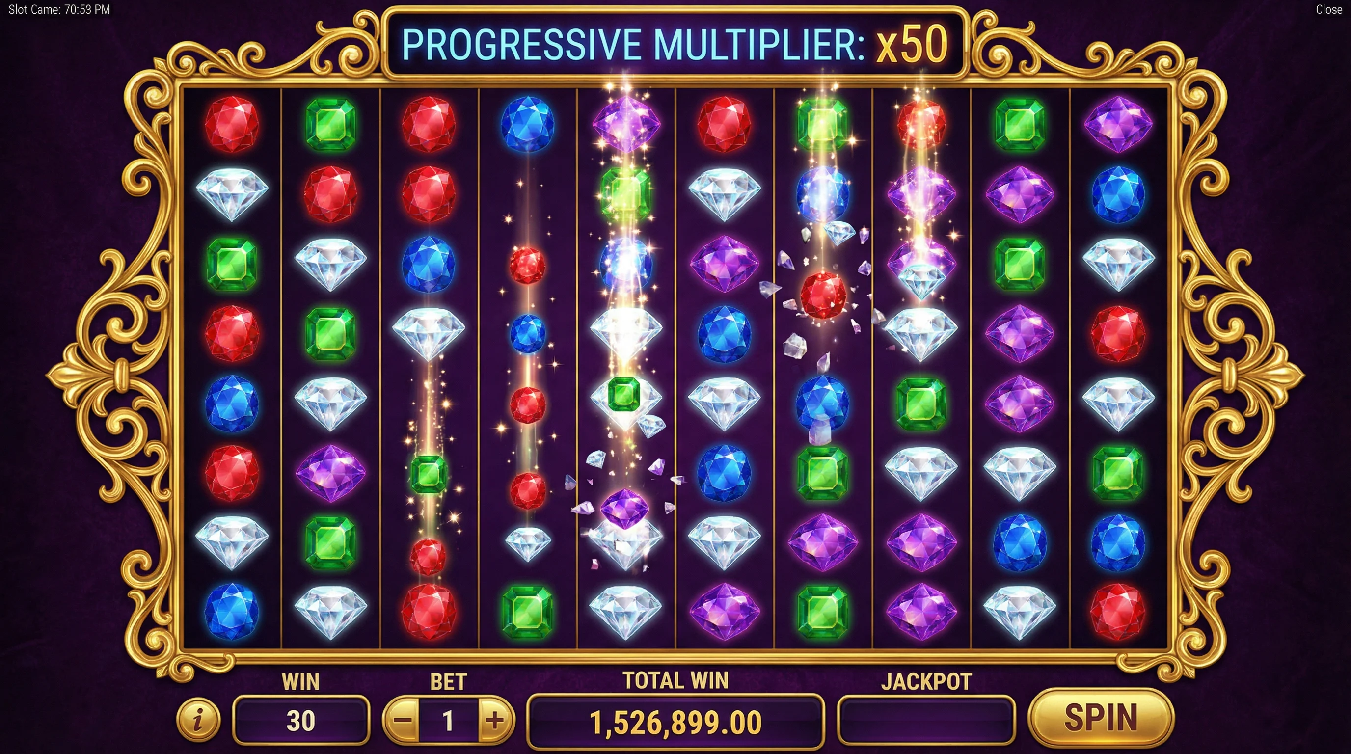 宝石侠电子游戏宝石消除画面